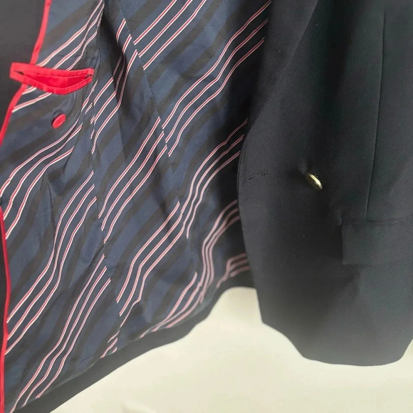 J.crew 100% wool black blazer Tall 2T - Picture 6 of 7